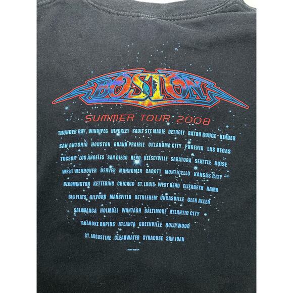 2008 Boston Summer Tour Anvil T-Shirt - Picture 3 of 3